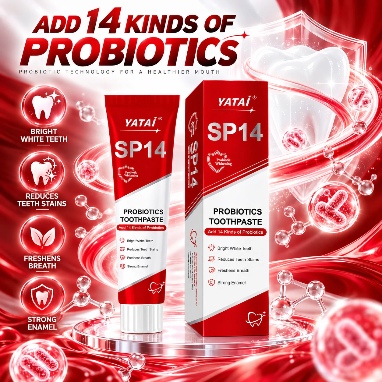 Yatai Probiotics Whitening Toothpaste SP-14 Pre Order
